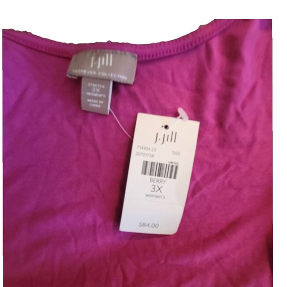 J. Jill Pure Jill Dress and Jacket Set Berry Pink Woman's Plus 3X NWT DH388 - Picture 8 of 16